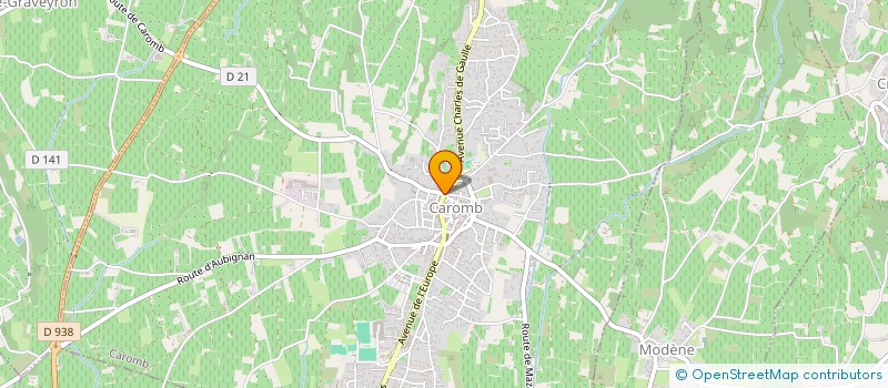 localisation de l'entreprise GOURMAND'IZ  CAROMB