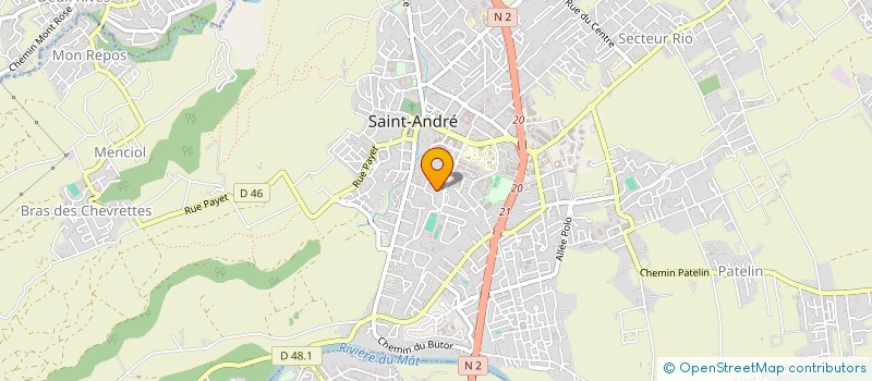 localisation de l'entreprise GOURMAND'WICH à SAINT-ANDRE