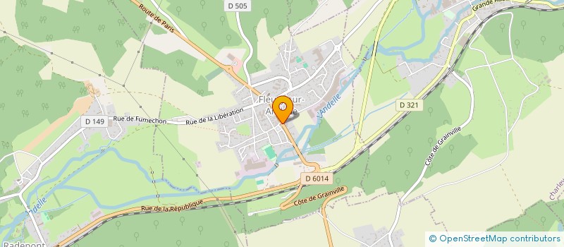 localisation de l'entreprise GOURMANDE  FLEURY-SUR-ANDELLE