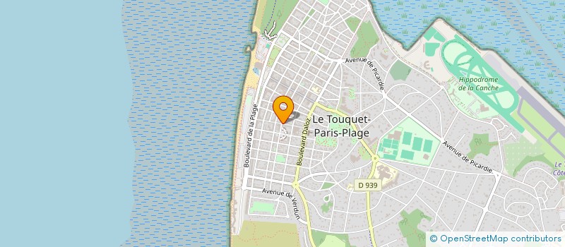 localisation de l'entreprise GOURMANDINE FILS  LE TOUQUET PARIS PLAGE