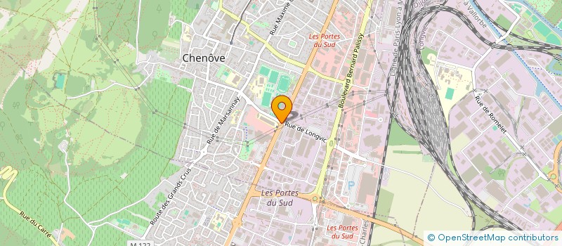 localisation de l'entreprise GOURMANDINE GROUP à CHENOVE