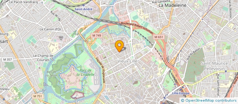 localisation de l'entreprise GOURMANDING à LILLE