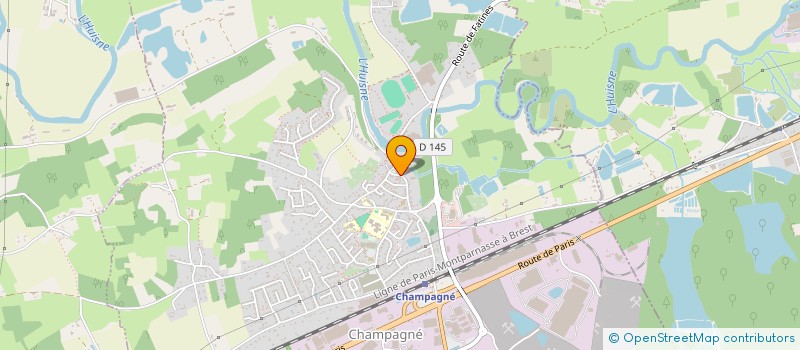 localisation de l'entreprise GOURMANDISE DE L'HUISNE  CHAMPAGNE