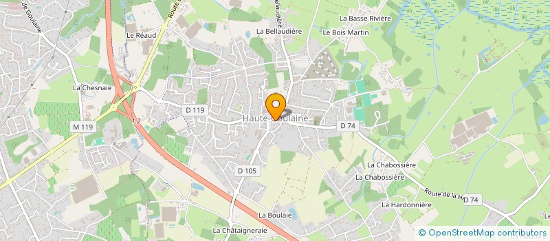 localisation de l'entreprise GOURMANDISE ET GENEREUX à HAUTE-GOULAINE