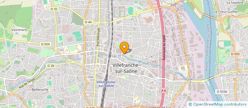 localisation de l'entreprise GOURMANDISE TN  VILLEFRANCHE-SUR-SAONE