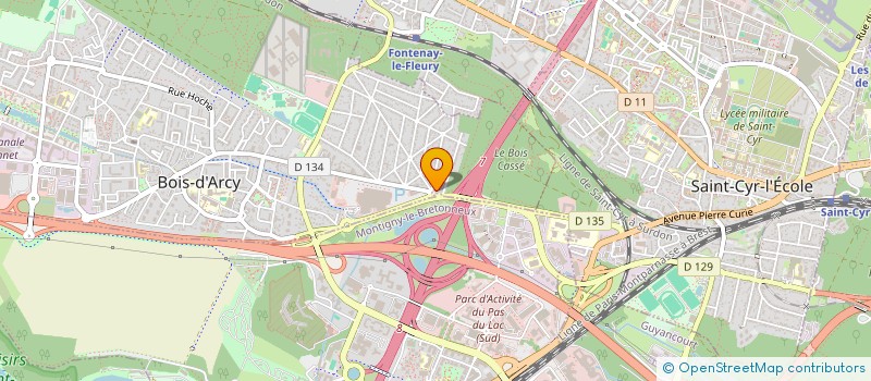 localisation de l'entreprise GOURMANDISES à BOIS-D'ARCY