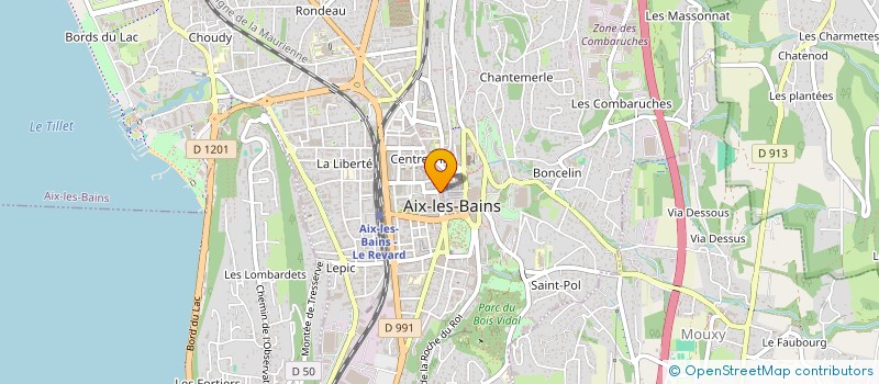 localisation de l'entreprise GOURMANDISES & CO à AIX-LES-BAINS