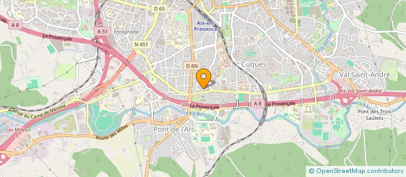 localisation de l'entreprise GOURMANDISES & TRADITIONS à AIX-EN-PROVENCE