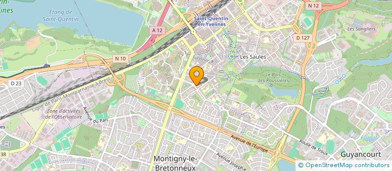 localisation de l'entreprise GOURMANDIZ DE SAD  MONTIGNY-LE-BRETONNEUX