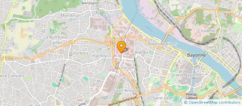 localisation de l'entreprise GOURMANDUS  ANGLET