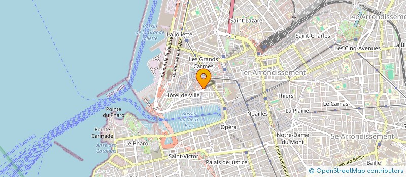 localisation de l'entreprise GOURMEDITERRANEE  MARSEILLE