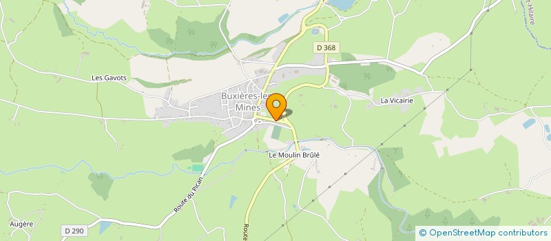 localisation de l'entreprise GOURMELINE ET CIE  BUXIERES-LES-MINES