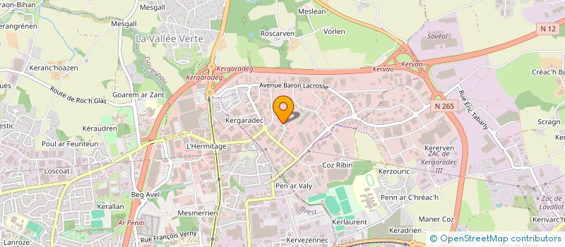 localisation de l'entreprise GOURMELON à GOUESNOU