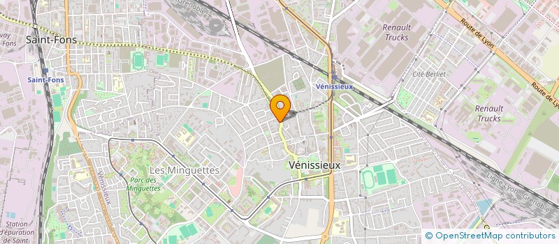 localisation de l'entreprise GOURMET AVENUE  VENISSIEUX