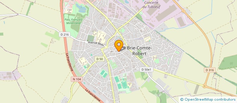localisation de l'entreprise GOURMET CAPITAL à BRIE COMTE ROBERT