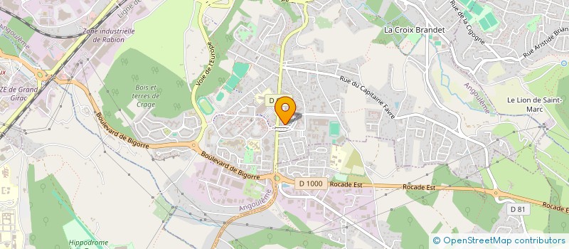 localisation de l'entreprise GOURMET CATERING à ANGOULEME