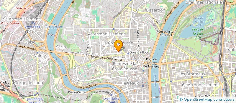 localisation de l'entreprise GOURMET CROIX ROUSSE à LYON