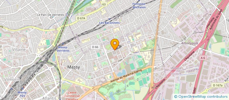 localisation de l'entreprise GOURMET D'ASIE à MASSY