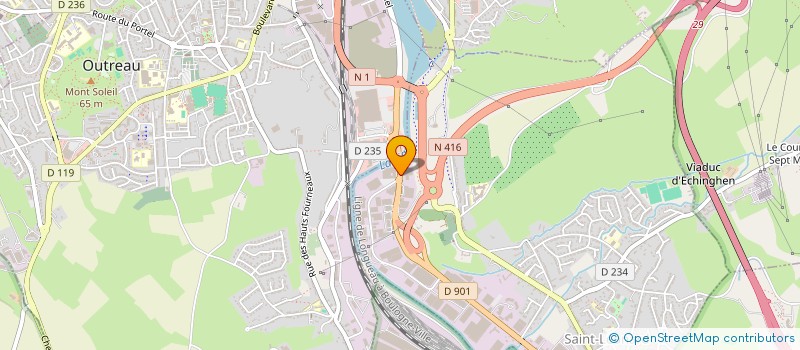 localisation de l'entreprise GOURMET D'ASIE  SAINT-LEONARD