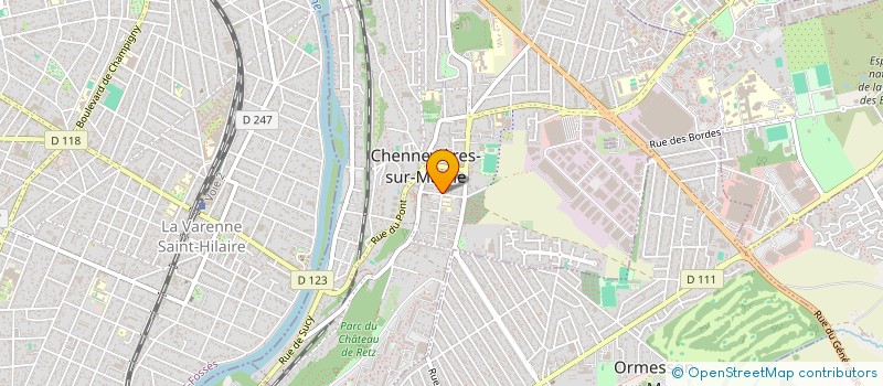 localisation de l'entreprise GOURMET DE LILYA à CHENNEVIERES-SUR-MARNE