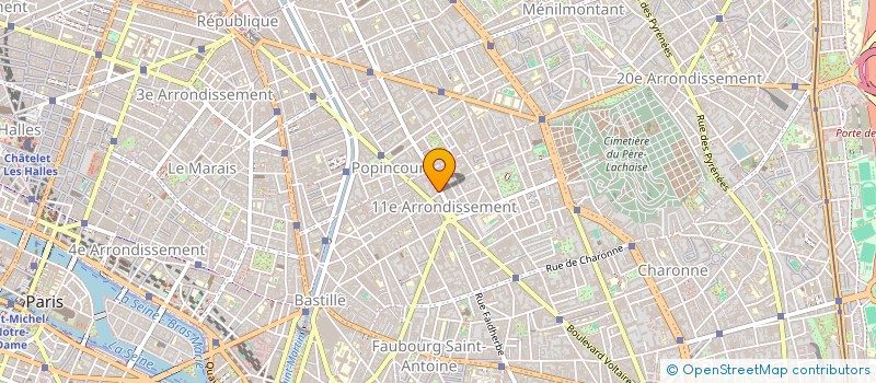 localisation de l'entreprise GOURMET DES STARS  PARIS