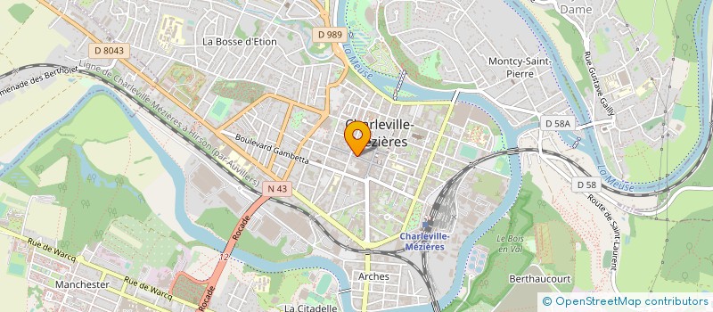 localisation de l'entreprise GOURMET GOURMAND à CHARLEVILLE-MEZIERES
