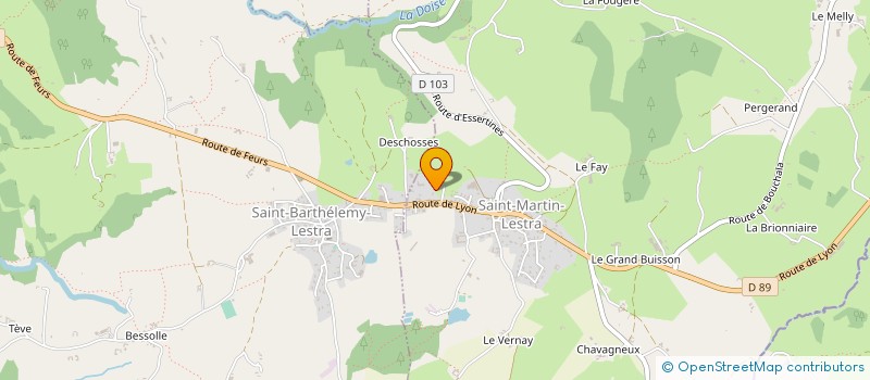 localisation de l'entreprise GOURMET LABEL FRANCE à SAINT-BARTHELEMY-LESTRA