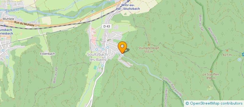 localisation de l'entreprise GOURMET LHM EXPORT  SOULTZBACH-LES-BAINS