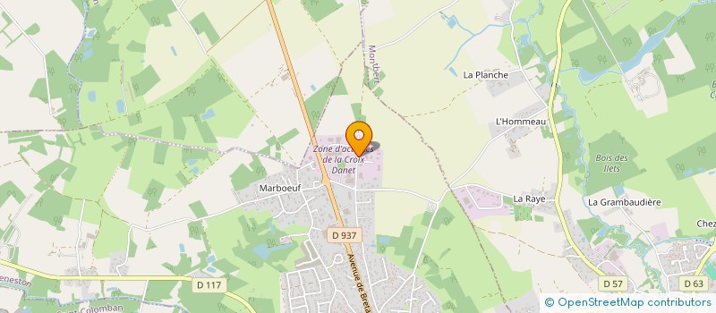 localisation de l'entreprise GOURMET PATISSIER FINANCE  LE BIGNON