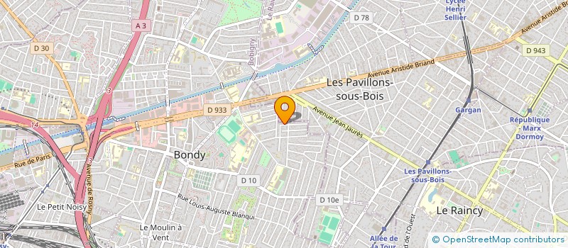 localisation de l'entreprise GOURMET SERVICES à BONDY