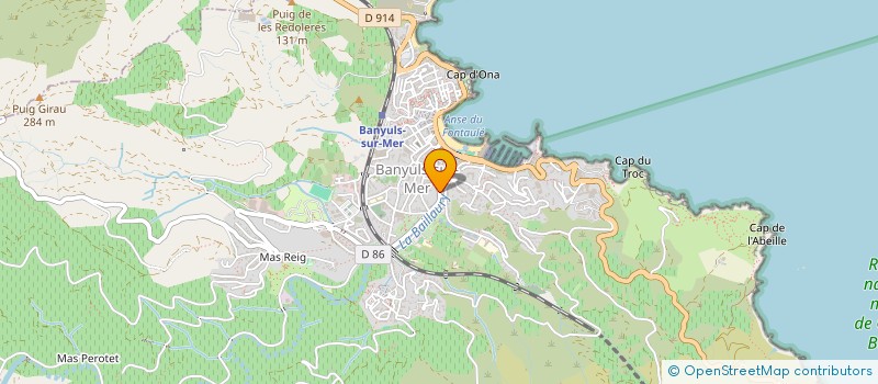 localisation de l'entreprise GOURMET TAMBOUR  BANYULS-SUR-MER