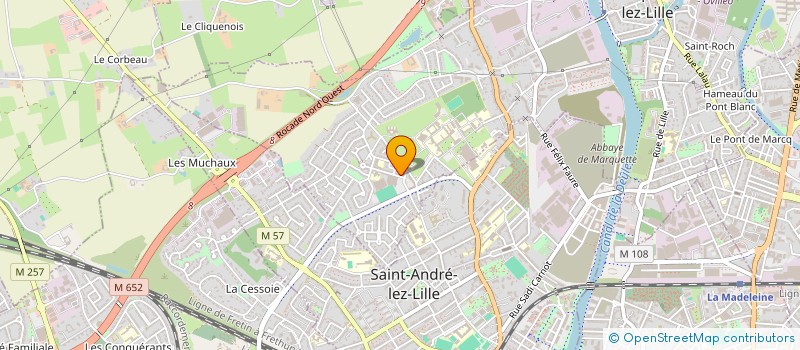 localisation de l'entreprise GOURMET TRAITEUR  MARQUETTE-LEZ-LILLE