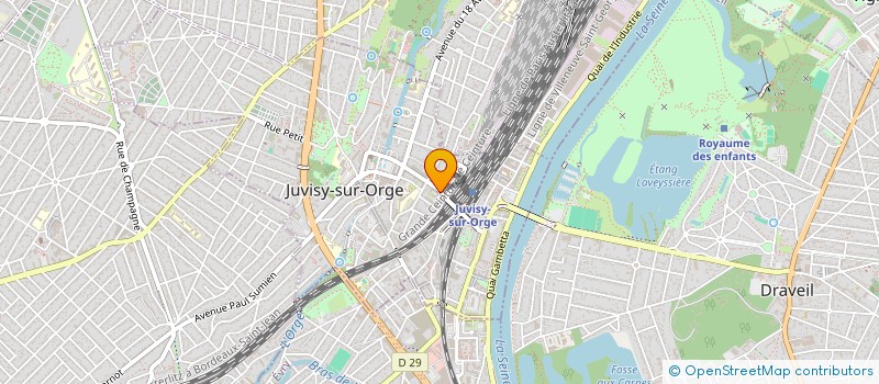 localisation de l'entreprise GOURMET W à JUVISY-SUR-ORGE