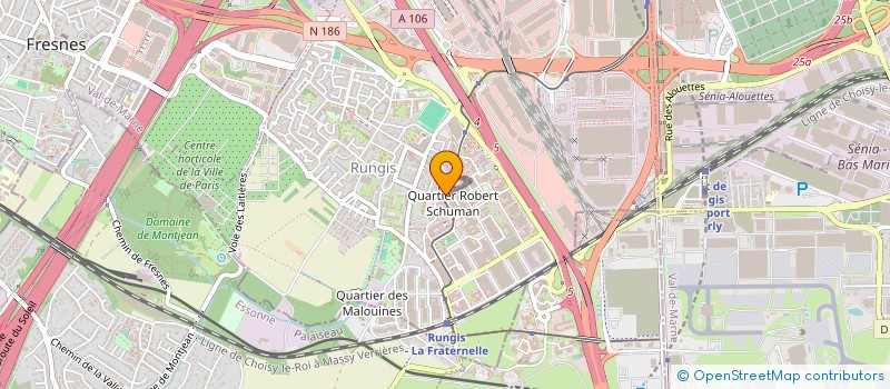 localisation de l'entreprise GOURMET XL à RUNGIS