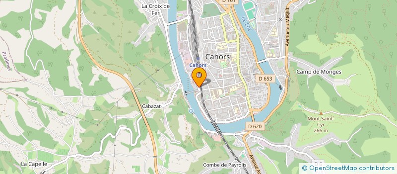 localisation de l'entreprise GOURMETS ASSOCIES à CAHORS