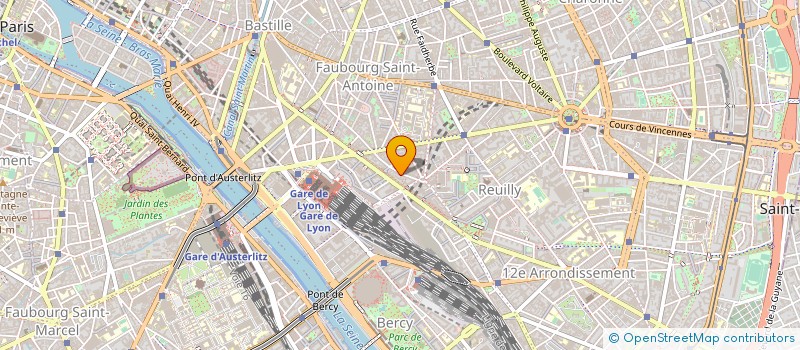 localisation de l'entreprise GOURMETS CHARENTON à PARIS