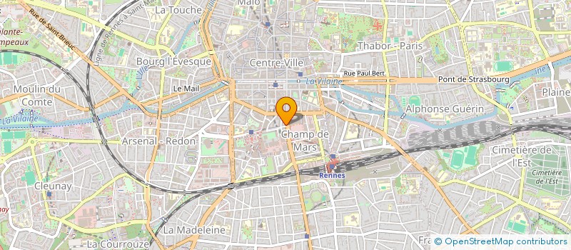 localisation de l'entreprise GOURMETS D'ISLY à RENNES