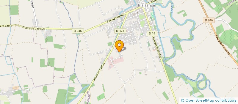 localisation de l'entreprise GOURMETS DE GASCOGNE  PLAISANCE