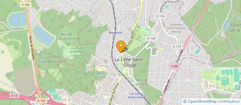 localisation de l'entreprise GOURMETS DE PEKIN  LA CELLE-SAINT-CLOUD