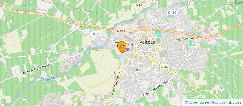 localisation de l'entreprise GOURMETS DE PROVENCE à VALREAS