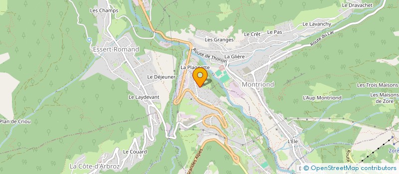 localisation de l'entreprise GOURMETSKI  MORZINE