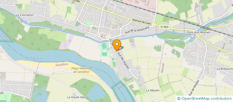 localisation de l'entreprise GOURMEX à CHECY
