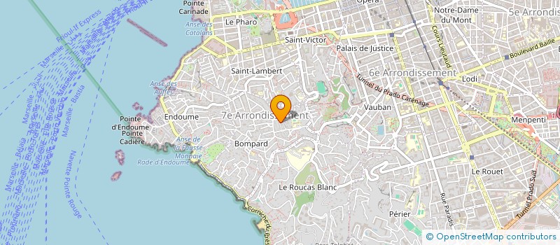 localisation de l'entreprise GOURMINVEST  MARSEILLE