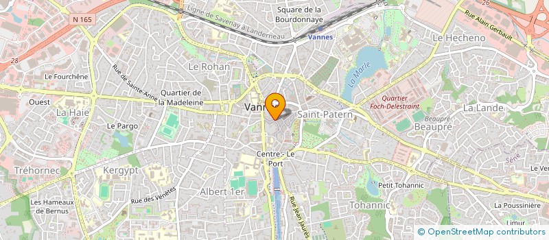 localisation de l'entreprise GOURNAVANNES à VANNES