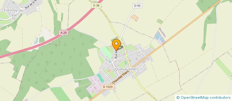 localisation de l'entreprise GOURNAY ENERGIE 80  QUEVAUVILLERS