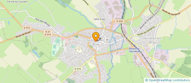 localisation de l'entreprise GOURNAY EXOTIQUE à GOURNAY-EN-BRAY