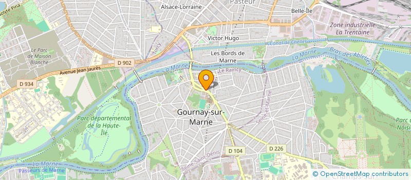 localisation de l'entreprise GOURNAY IMMOBILIER à GOURNAY-SUR-MARNE