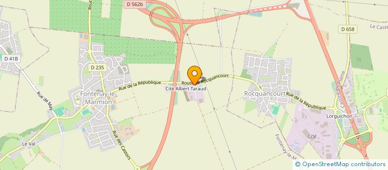 localisation de l'entreprise GOURNAY LOUIS COUVERTURE  FONTENAY-LE-MARMION