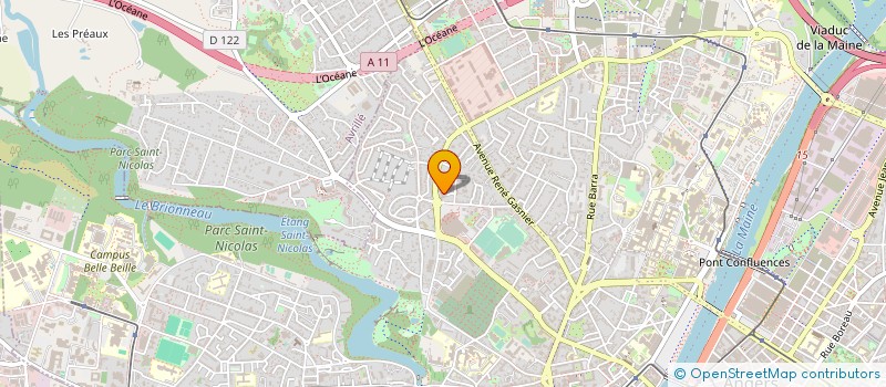 localisation de l'entreprise GOURONNIERES DISTRIBUTION à ANGERS