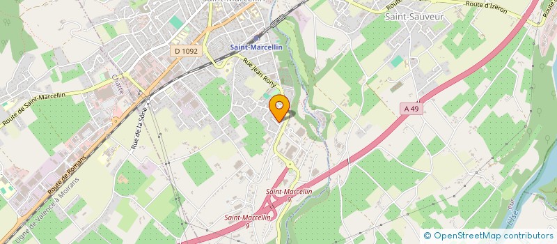 localisation de l'entreprise GOURRA.MA  SAINT-MARCELLIN